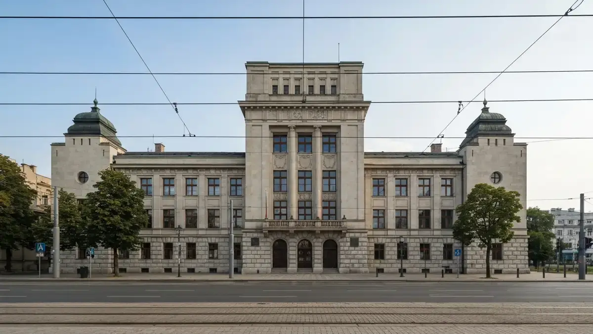 Gmach Sejmu Śląskiego w Katowicach w świetle dnia